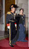 PEOPLE - Die Royals am Neujahrsempfang auf Schloss Amalienborg in Kopenhagen