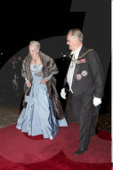 PEOPLE - Die Royals am Neujahrsempfang auf Schloss Amalienborg in Kopenhagen