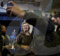 NEWS - USA: Hillary Clinton auf Wahlkampagne in New Hampshire