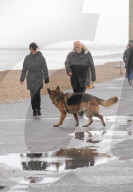PEOPLE - David Gilmour macht einen Strandspaziergang