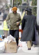 PEOPLE - Miese Laune? David Beckham mit dem Kaffee in Notting Hill unterwegs