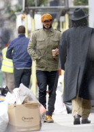 PEOPLE - Miese Laune? David Beckham mit dem Kaffee in Notting Hill unterwegs