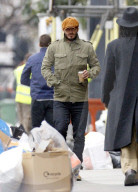 PEOPLE - Miese Laune? David Beckham mit dem Kaffee in Notting Hill unterwegs