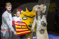 Peter Pan photocall, Glasgow, Scotland, Britain - 23 Dec 2015