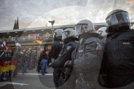 Pegida Demo in Köln