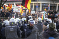 Pegida Demo in Köln