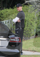 EXKLUSIV - Matt Damon nach einer Wanderung in Brentwood, CA