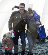 EXKLUSIV - Michael Buble mit seiner Frau und Kind(er) in Vancouver