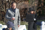 EXKLUSIVE - Kaffe mit: "Drunk Parents" Salma Hayek und Alec Baldwin