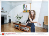 Actress Antonia De Sancha Pictured At Home After After She Was Embroiled In A Kiss And Tell Scandal With Mp David Mellor.