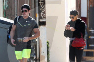 PEOPLE - Zac Efron und Freundin Sami verlassen das Gym in Los Angeles