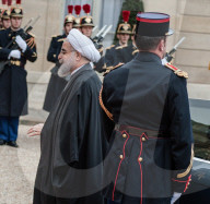 NEWS - Paris: Hassan Rohani zu Besuch bei Francois Hollande 