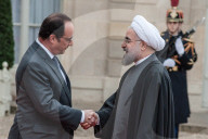 NEWS - Paris: Hassan Rohani zu Besuch bei Francois Hollande 