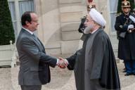 NEWS - Paris: Hassan Rohani zu Besuch bei Francois Hollande 