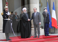NEWS - Paris: Hassan Rohani zu Besuch bei Francois Hollande 