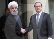 NEWS - Paris: Hassan Rohani zu Besuch bei Francois Hollande 
