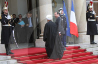 NEWS - Paris: Hassan Rohani zu Besuch bei Francois Hollande 