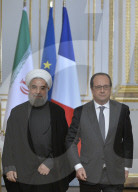 NEWS - Paris: Hassan Rohani zu Besuch bei Francois Hollande 