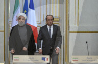 NEWS - Paris: Hassan Rohani zu Besuch bei Francois Hollande 