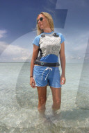 FEATURE - T-Shirt das im Wasser aufbläst