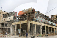 Syrian War aftermath, Aleppo, Syria - 05 Jan 2016