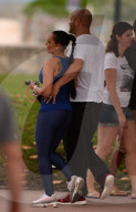 EXKLUSIV - Mel B mit Stephen sportlich in Miami Beach unterwegs