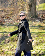 NEWS - Washington: Bill und Hillary Clinton machen einen Spaziergang (Archiv)