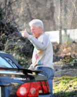 NEWS - Washington: Bill und Hillary Clinton machen einen Spaziergang (Archiv)