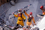 NEWS - Aufräumarbeiten nach dem schweren Erdbeben in Taiwan
