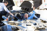 EXKLUSIV - Jay Leno fährt sein neues Batmobile aus