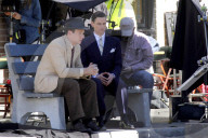 PEOPLE - Matt Bomer und Lilly Collins bei den Dreharbeiten zu  "The last Tycoon"