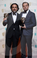 EE BAFTA British Academy Film Awards, Press Room, Royal Opera House, London, Britain - 14 Feb 2016