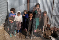 REPORTAGE - Afghanische Flüchtlingskinder im Zeltlager von Kabul