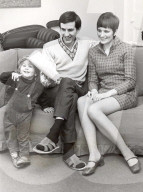 Author And Beatles Biographer Hunter Davies At Home With His Wife Novelist Margaret Forster. 28 March 1968