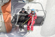 EXKLUSIV - Kate Moss bricht sich in Verbier den Fuss