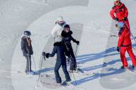 EXKLUSIV - Kate Moss bricht sich in Verbier den Fuss