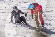 EXKLUSIV - Kate Moss bricht sich in Verbier den Fuss
