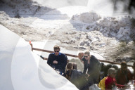 EXKLUSIV - Kate Moss bricht sich in Verbier den Fuss
