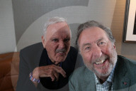 John Cleese und Eric Idle bei einem Fotoshooting in Sydney 