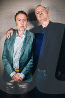 John Cleese und Eric Idle bei einem Fotoshooting in Sydney 