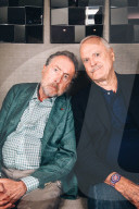 John Cleese und Eric Idle bei einem Fotoshooting in Sydney 