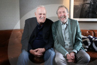 John Cleese und Eric Idle bei einem Fotoshooting in Sydney 