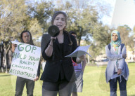 NEWS - USA: Debatte der Republikaner in Houston - Draussen vor der TÃ¼r