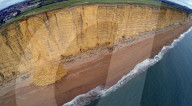 NEWS - England: Erdrutsch an der Steilküste in Dorset