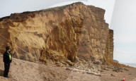NEWS - England: Erdrutsch an der Steilküste in Dorset