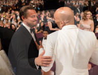 PEOPLE - Oscars 2016: Leonardo DiCaprio erwartungsvoll im Publikum