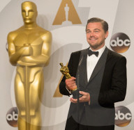 PEOPLE - Oscars 2016: Leonardo DiCaprio erwartungsvoll im Publikum