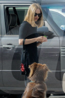 PEOPLE - Amanda Seyfried mit ihrem Hund Finn bei Dreharbeiten zu 'The Last Word'