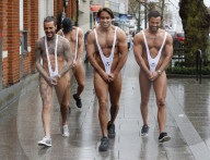 EXCLISIV - Towie Stars strippen im 'Boratkostüm' in Brentwood