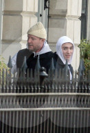 PEOPLE - Guy Ritchie und Rocco mit dem Velo in London unterwegs
